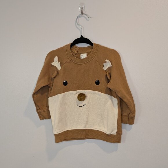 ๐ 2 for 30 ๐ H&M Two-Piece Reindeer Set | Christmas | 100% Cotton - Picture 2 of 5